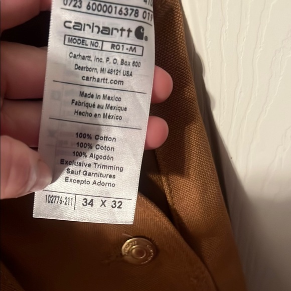 NWOT Carhartt Women's Tan Jumpsuit: 34x32 - Picture 10 of 11